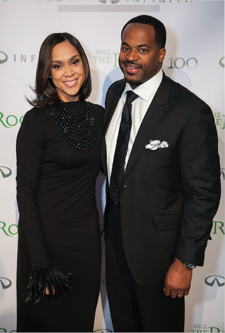 Marilyn and her husband, Nick Mosby, at The Root 100 gala in 2016
